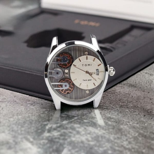 Tomi Face Gear Dual Strap Luxury Business Watch (tomi-106