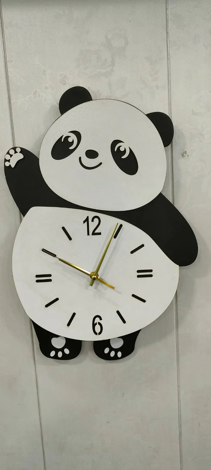 Panda Wall Clock Acrylic