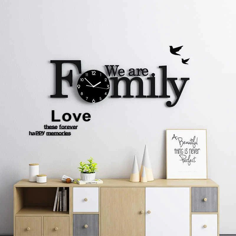 3D DIY WALL CLOCKS