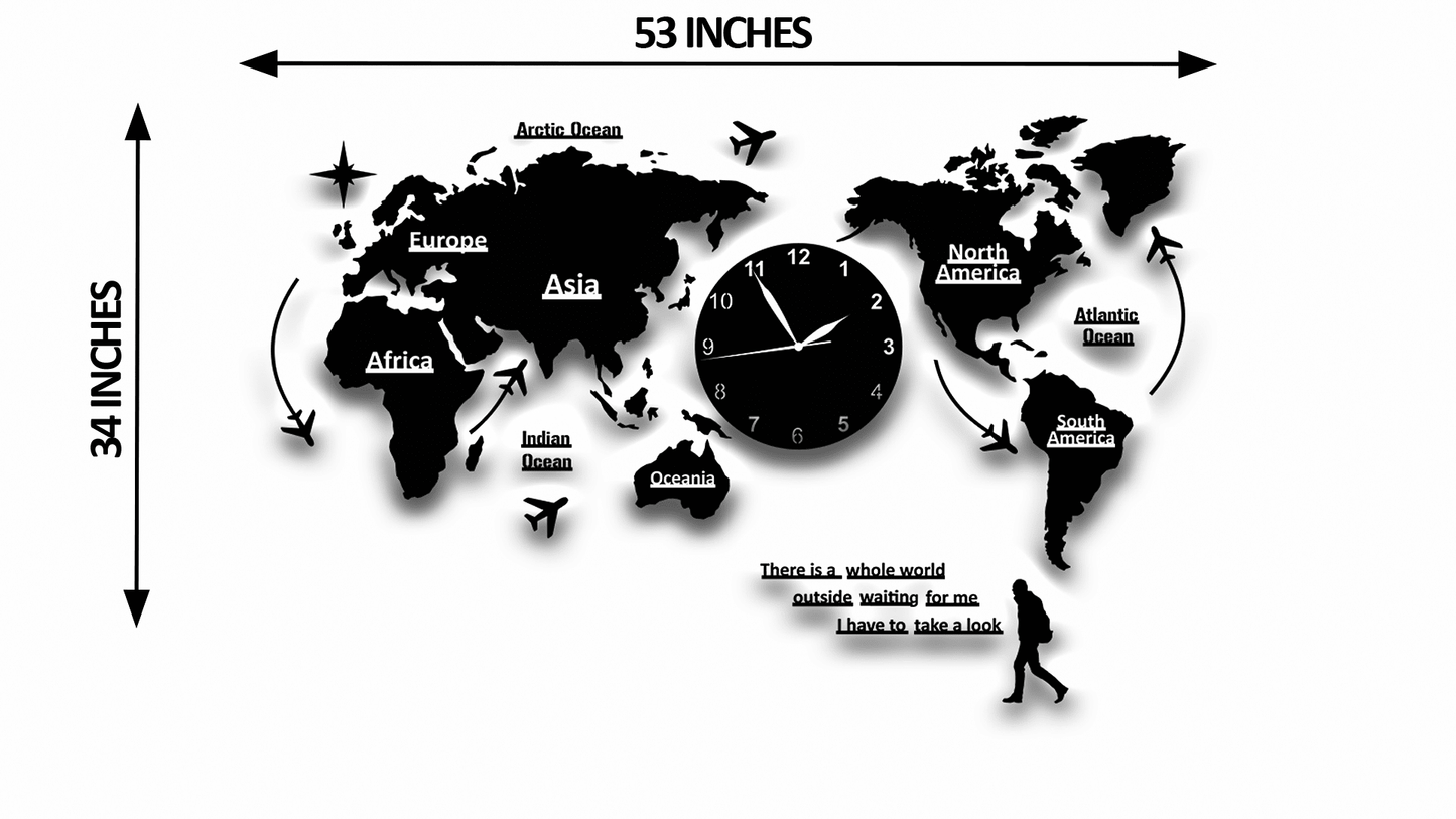 3D DIY WALL CLOCKS