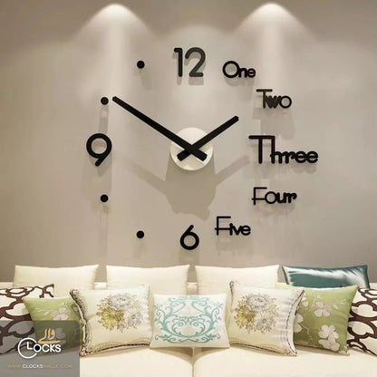3D DIY WALL CLOCK (DOT) WALL CLOCK MEGA DISCOUNT 