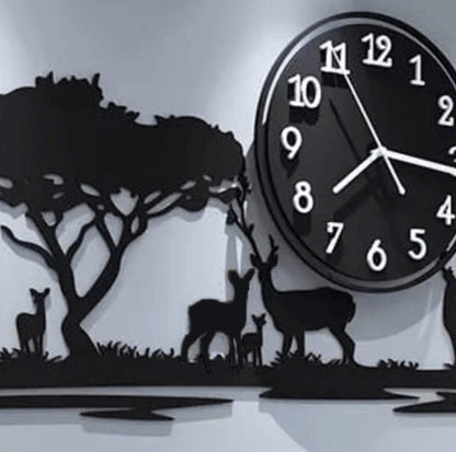 Jungle Style Wall Clock WALL CLOCK MEGA DISCOUNT 
